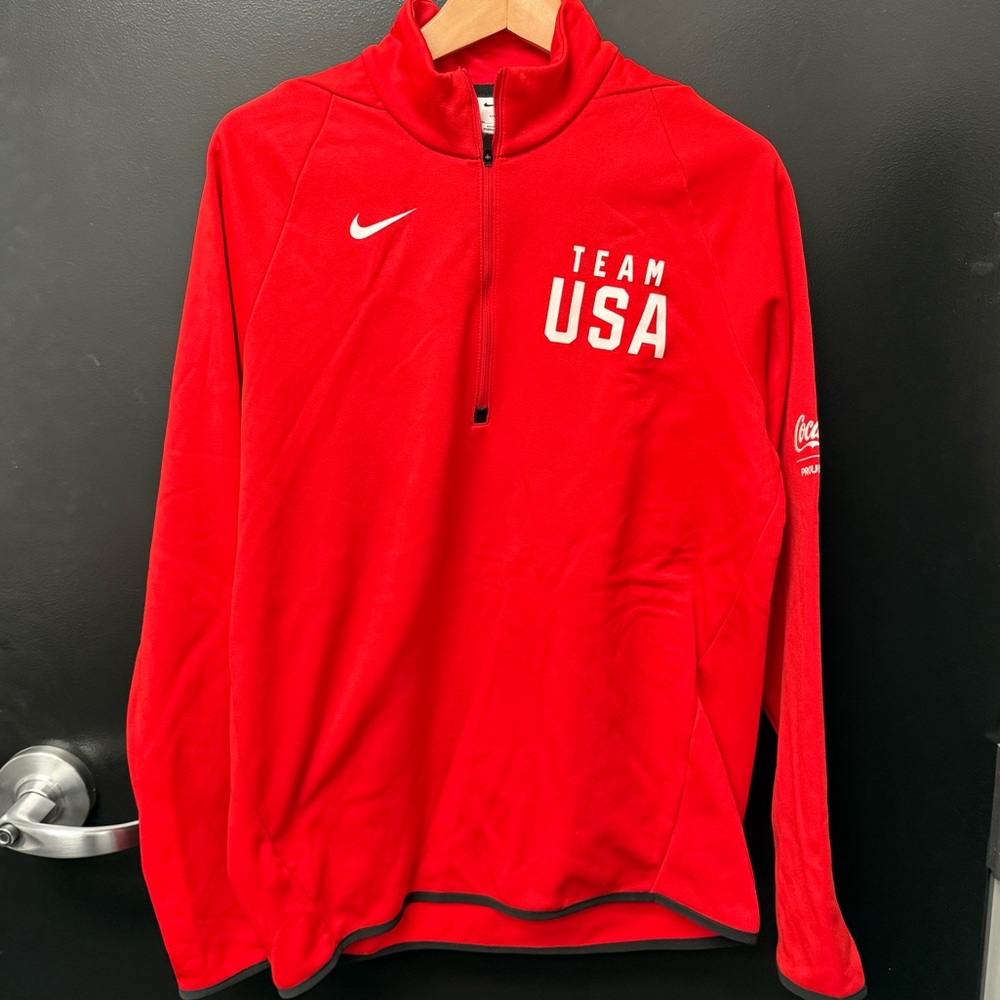 Nike Red Team USA Half-Zip Pullover